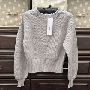 525 America Light Gray Ribbed Sweater